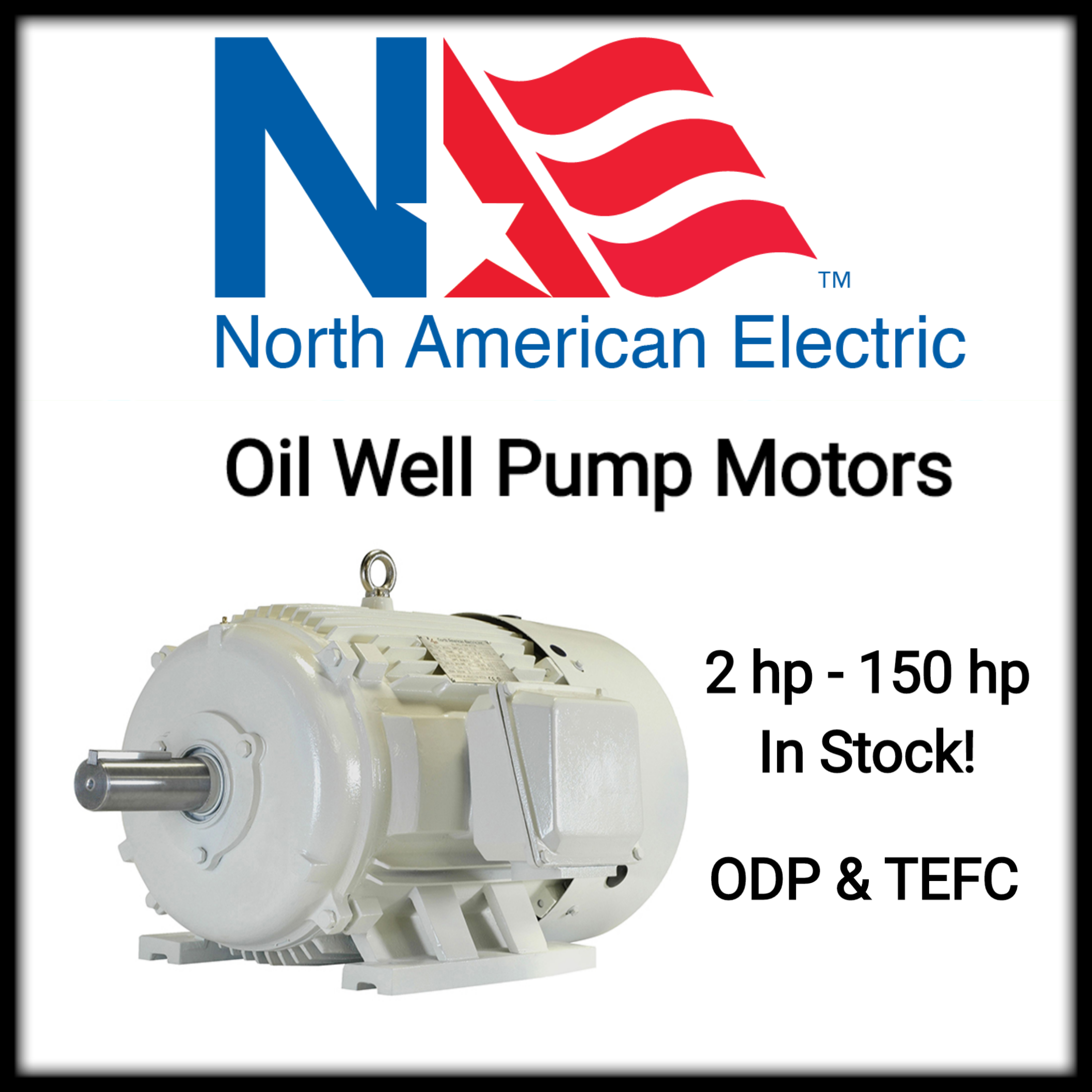 North American Electric Oil Well Pump Motor